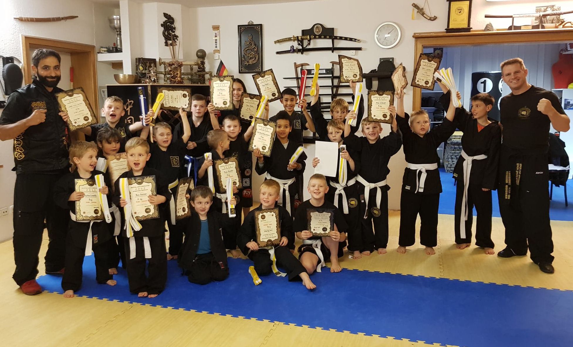Gruppenbild des K-K-C Golden Dragon Stadthagen