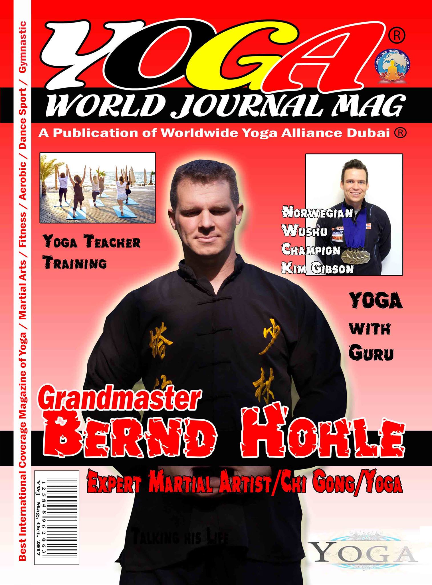 Yoga World Journal Magazin Cover mit Bernd Höhle