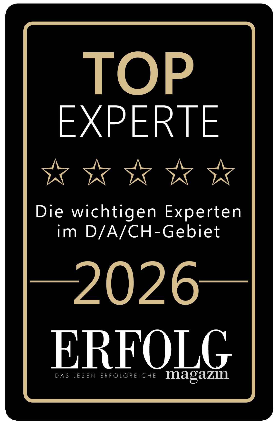 TOP Experten Siegel 2026